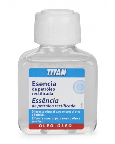 Esencia de trementina rectificada Titan 100 ml.