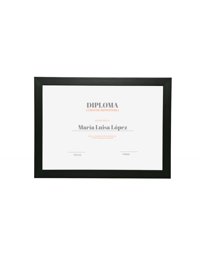 171-Lacado negro mate, poro cerrado