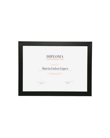 171-Lacado negro mate, poro cerrado