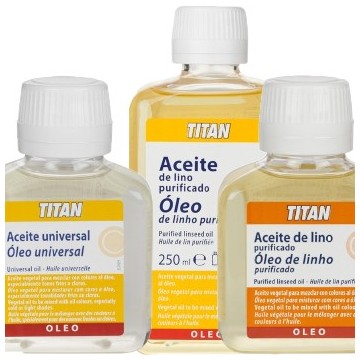 Aceites para óleo.